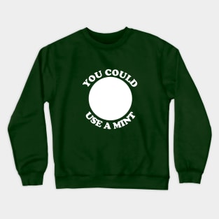 You Could Use a Mint Crewneck Sweatshirt